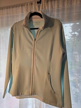Maggie Lane Outdoors Women's Light Teal Full-Zip Golf Jacket